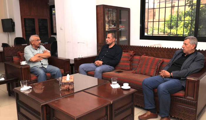 النائب أسامة سعد عرض مع وفد "الجبهة الشعبية" تداعيات احداث مخيم عين الحلوة