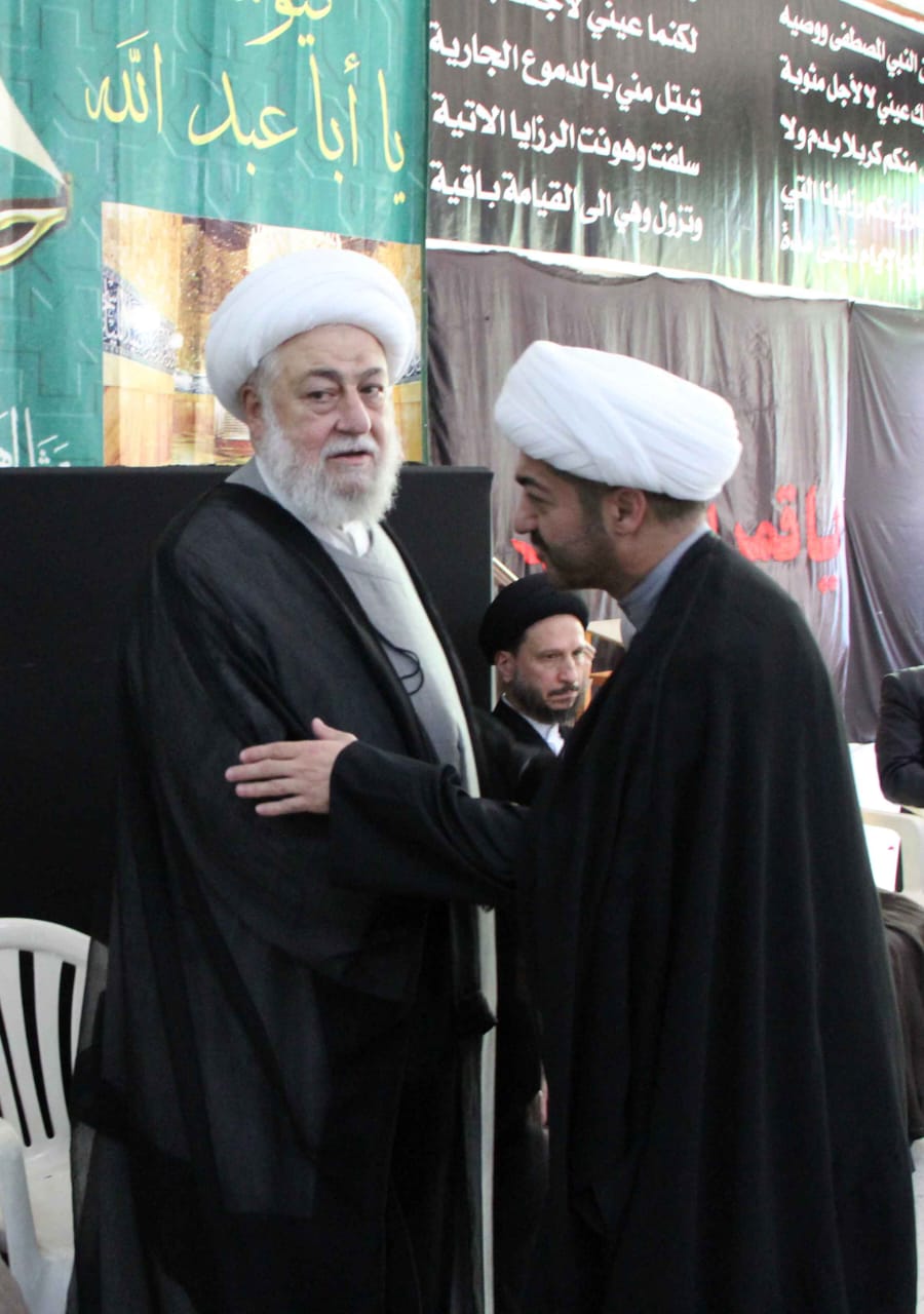 تشييع جثمان حرم المفتي عسيران بمأتم مهيب في حسينية صيدا
