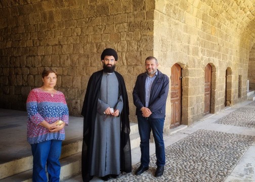 المستشار الثقافي الإيراني زار المفتي سوسان وجال على الأماكن التاريخية في صيدا