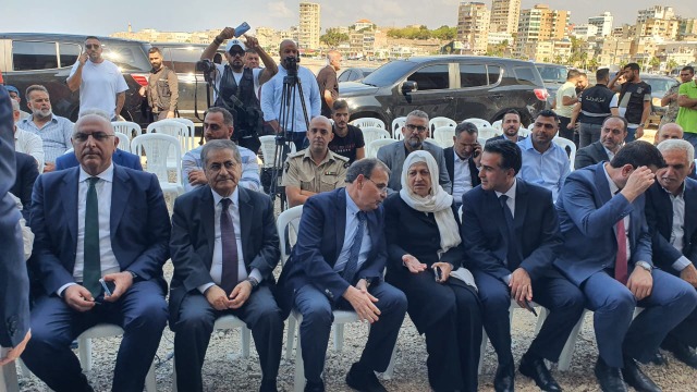 وزراء الاشغال والزراعة والاقتصاد افتتحوا غرف الحجر الصحي والبيطري والاقتصاد في مرفأ صيدا