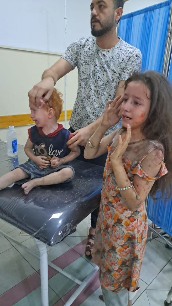 إنسانية الولايات المتحدة الأميركية لأهالي غزة