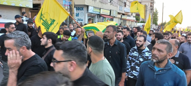 الحزب وأهالي حارة صيدا شيعوا الفقيد المجاهد محمد الجواد صالح