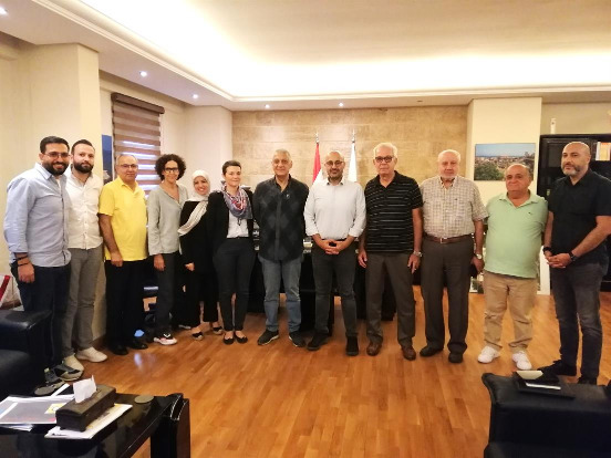 الوزير ياسين ومديرة مكتب الأمم المتحدة للشؤون الإنسانية إطلعا من رئيس بلدية صيدا وتجمع المؤسسات على خطط الطوارىء